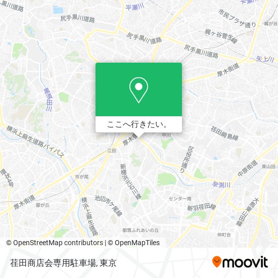 荏田商店会専用駐車場地図