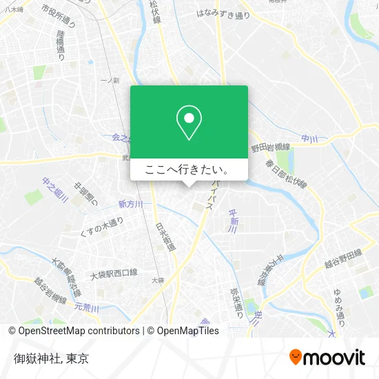 御嶽神社地図