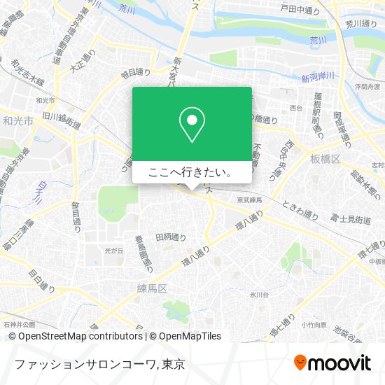 ファッションサロンコーワ地図