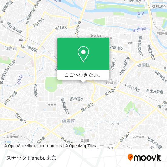 スナック Hanabi地図