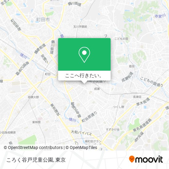 ころく谷戸児童公園地図