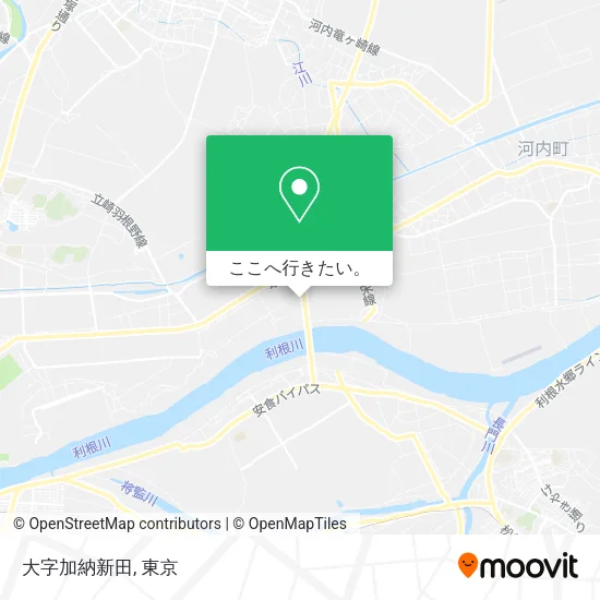 大字加納新田地図