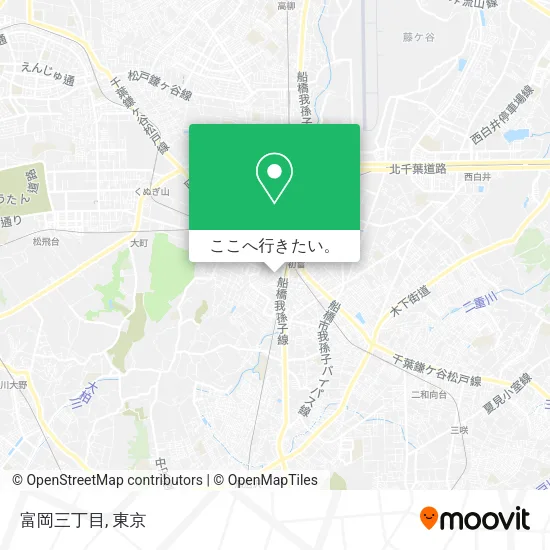 富岡三丁目地図