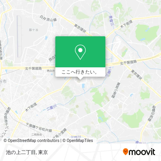 池の上二丁目地図