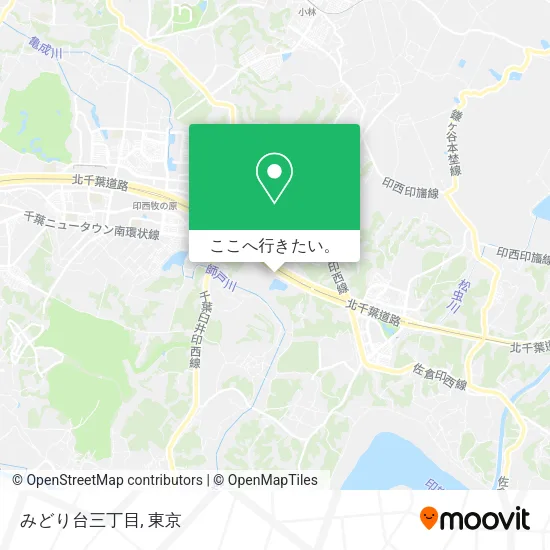 みどり台三丁目地図
