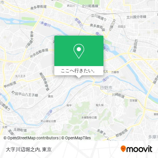 大字川辺堀之内地図
