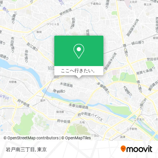 岩戸南三丁目地図