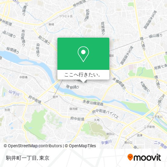 駒井町一丁目地図
