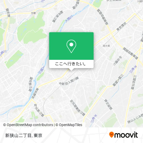 新狭山二丁目地図