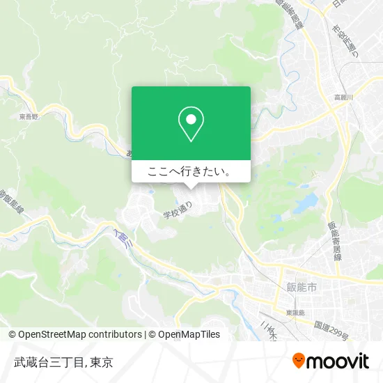 武蔵台三丁目地図