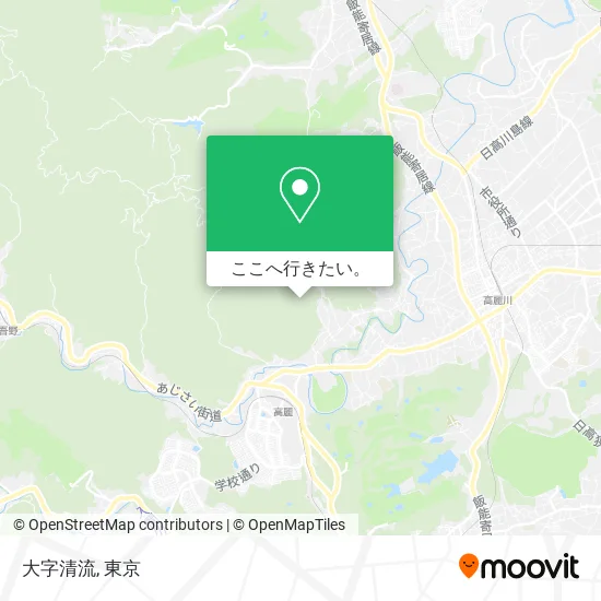 大字清流地図