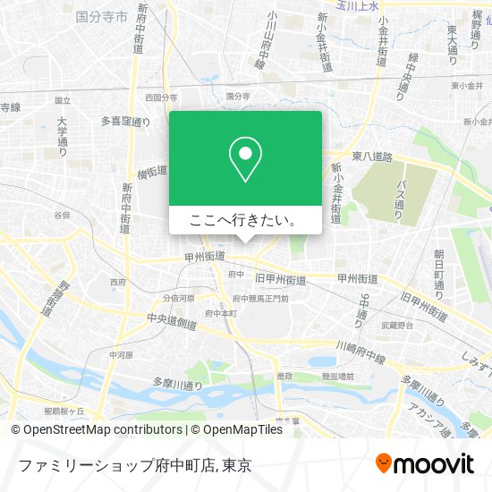 ファミリーショップ府中町店地図