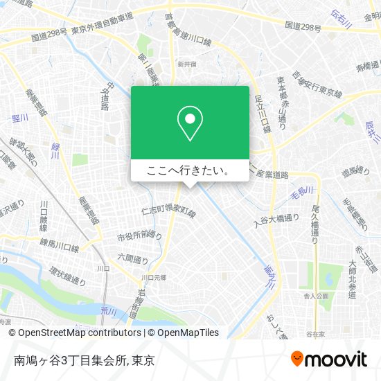 南鳩ヶ谷3丁目集会所地図