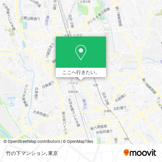 竹の下マンション地図