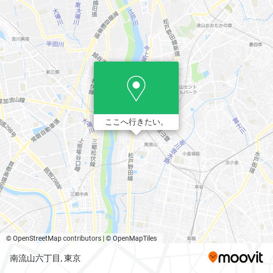 南流山六丁目地図
