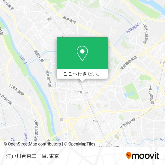 江戸川台東二丁目地図