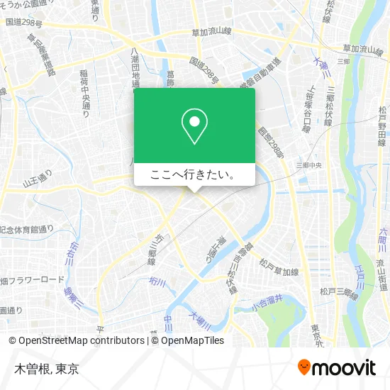 木曽根地図