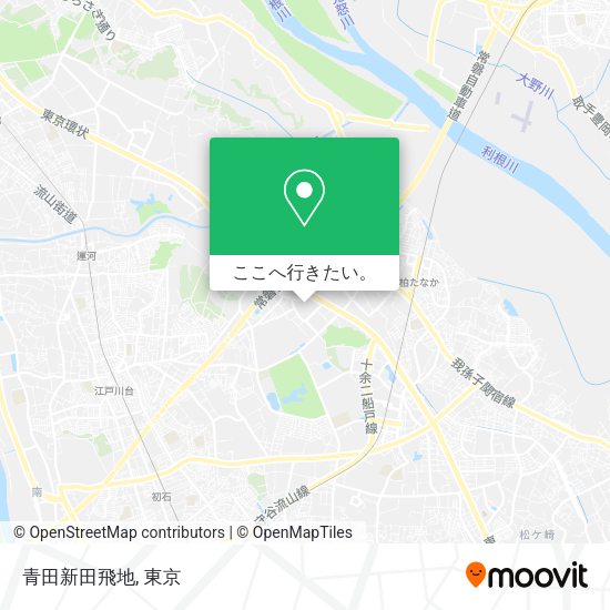 青田新田飛地地図