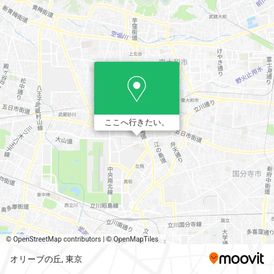 オリーブの丘地図