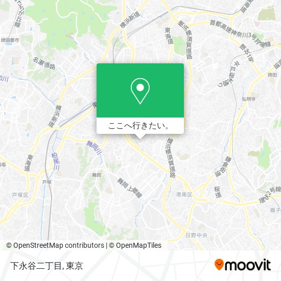 下永谷二丁目地図