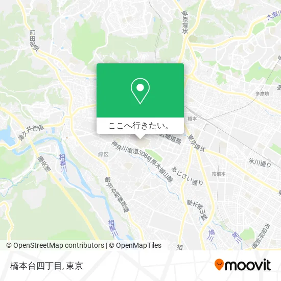 橋本台四丁目地図