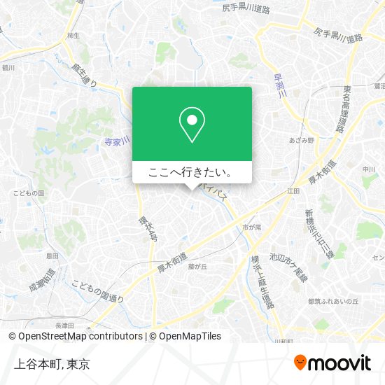 上谷本町地図
