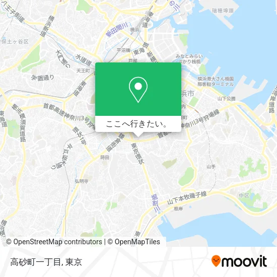 高砂町一丁目地図