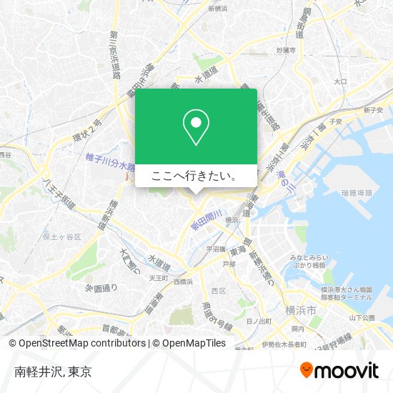 南軽井沢地図