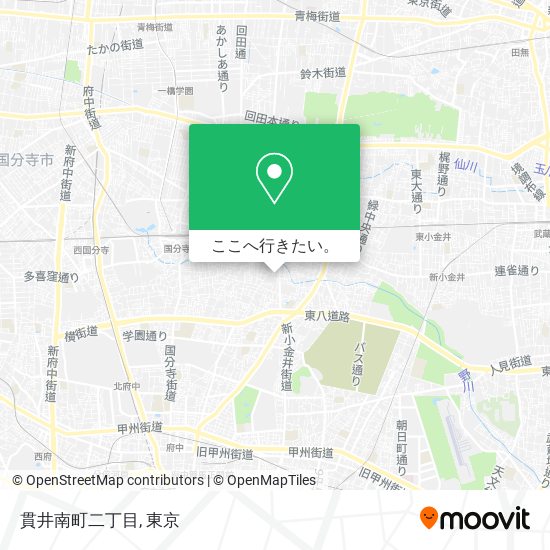 貫井南町二丁目地図