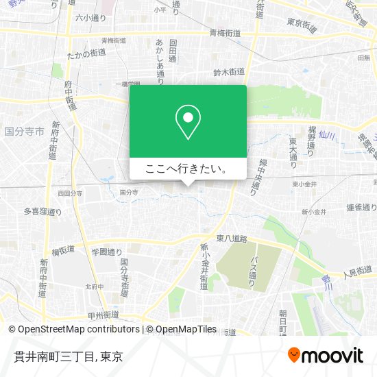 貫井南町三丁目地図