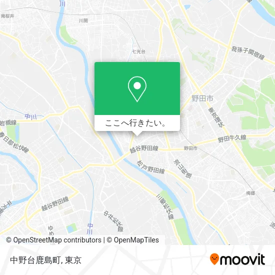 中野台鹿島町地図