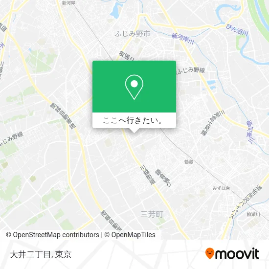 大井二丁目地図