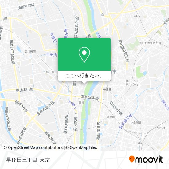 早稲田三丁目地図
