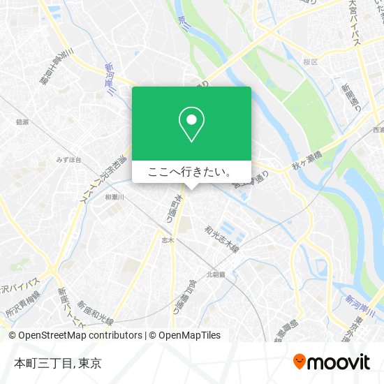 本町三丁目地図