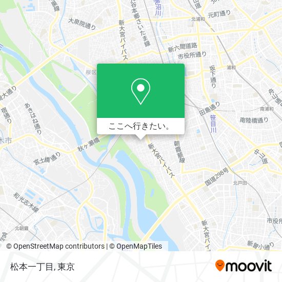 松本一丁目地図