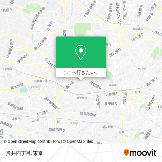 貫井四丁目地図