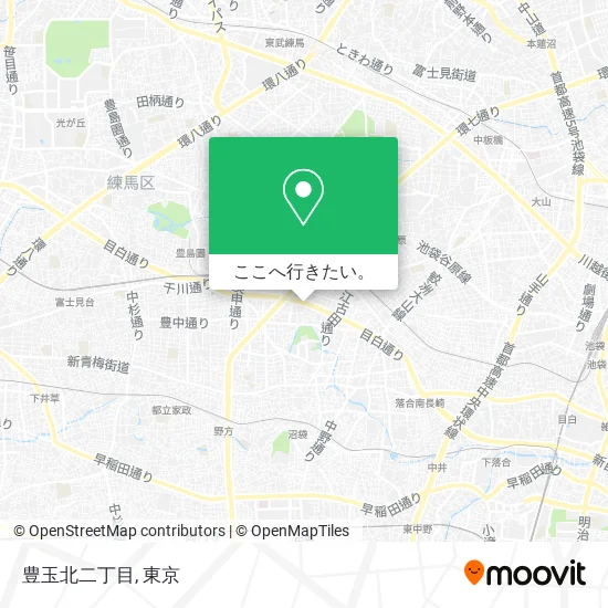 豊玉北二丁目地図