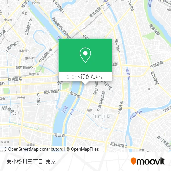 東小松川三丁目地図