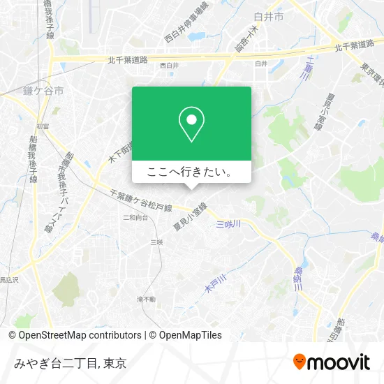 みやぎ台二丁目地図