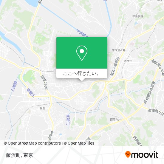 藤沢町地図