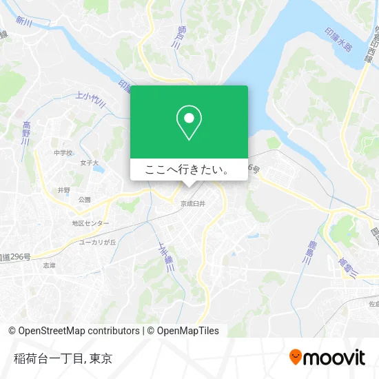 稲荷台一丁目地図