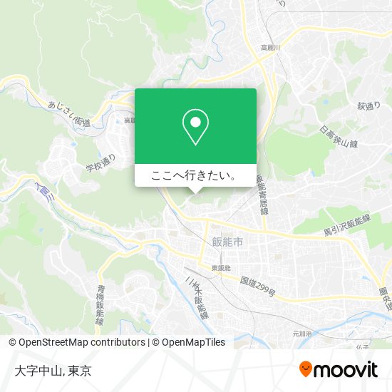 大字中山地図