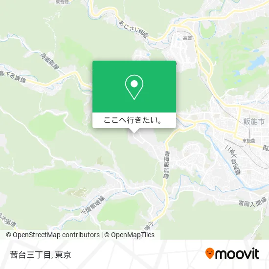茜台三丁目地図