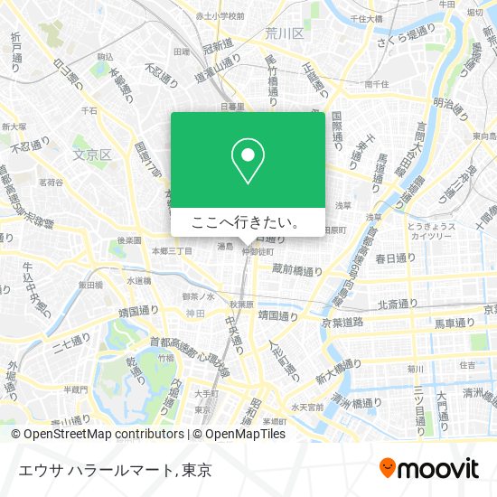 エウサ ハラールマート地図