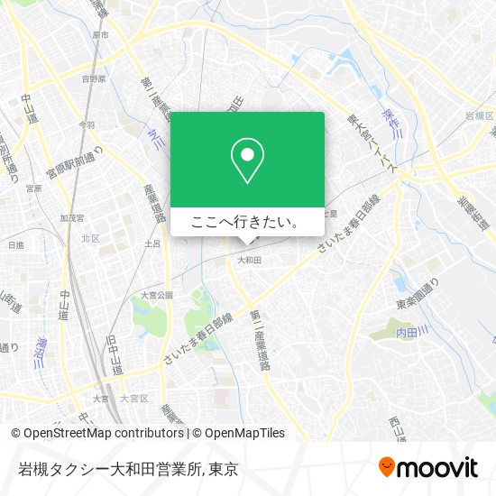 岩槻タクシー大和田営業所地図