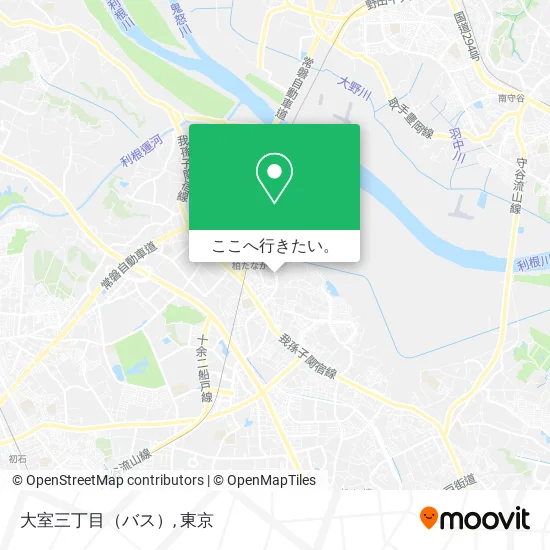 大室三丁目（バス）地図