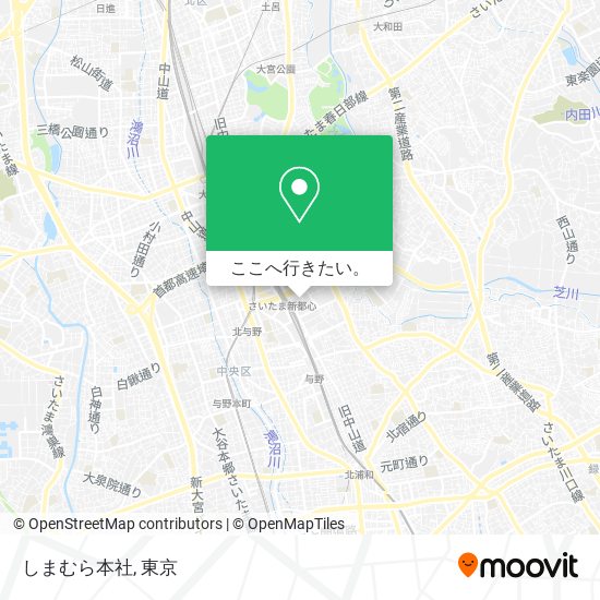 しまむら本社地図