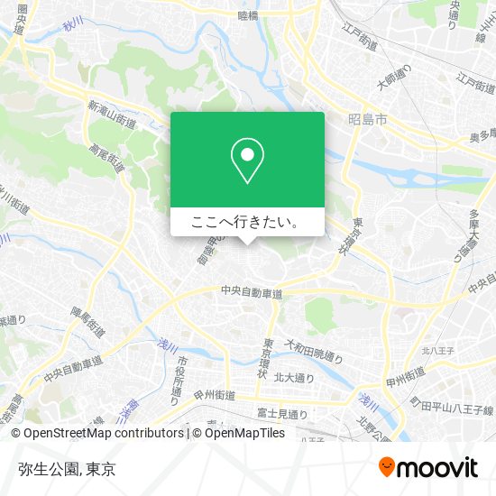 弥生公園地図