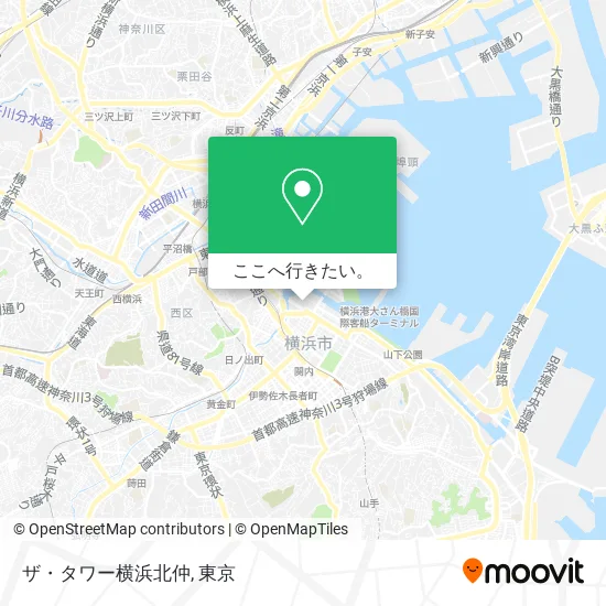 ザ・タワー横浜北仲地図