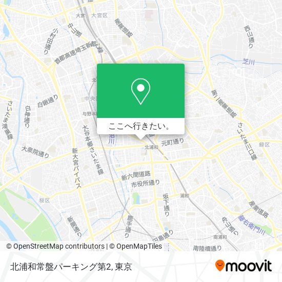 北浦和常盤パーキング第2地図